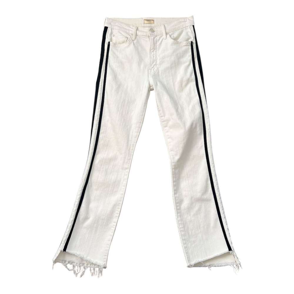 Mother Insider Crop Step Fray Jeans - Picture 3 of 13